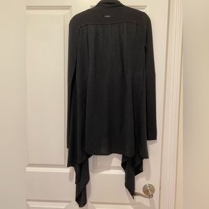 Lululemon dark gray long wrap sweater